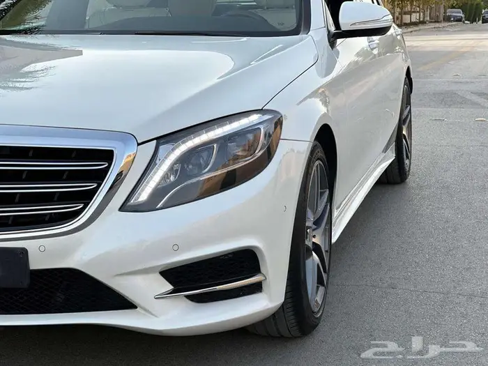 مرسيدس S400 لؤلؤي 2015 ماشي 95 ألف كت AMG بدي وكالة 61