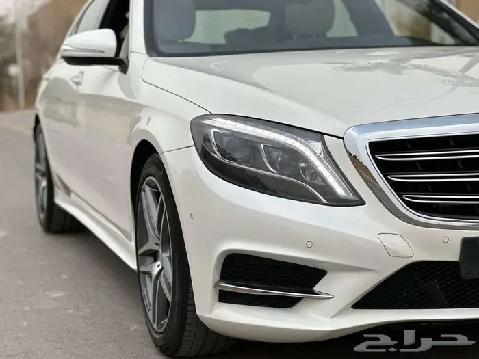 مرسيدس S400 لؤلؤي 2015 ماشي 95 ألف كت AMG بدي وكالة 63