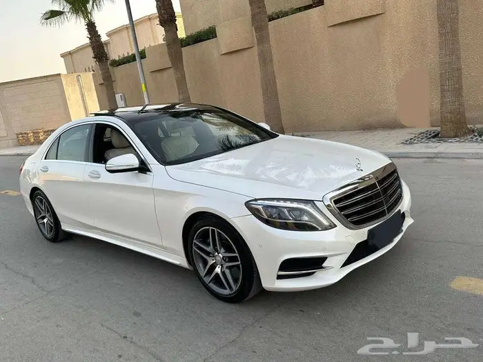 مرسيدس S400 لؤلؤي 2015 ماشي 95 ألف كت AMG بدي وكالة 65