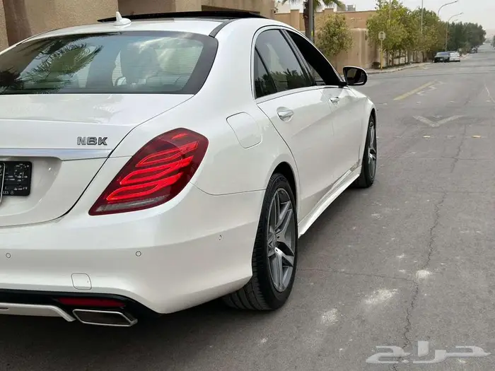 مرسيدس S400 لؤلؤي 2015 ماشي 95 ألف كت AMG بدي وكالة 66