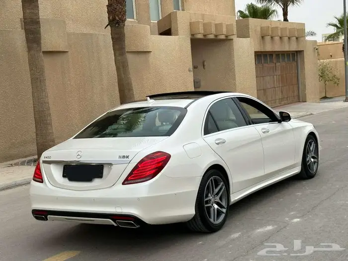 مرسيدس S400 لؤلؤي 2015 ماشي 95 ألف كت AMG بدي وكالة 67