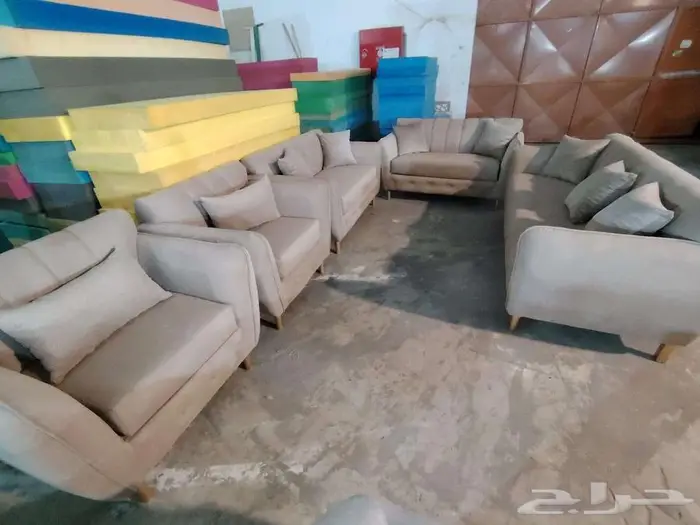 كنب جديد جاهز تفصيل كنب 32