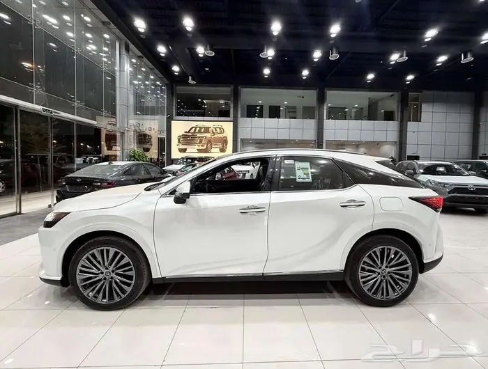 لكزس RX 350 BB سعودي 2025 ( ابيض - اسود تيتانيوم ) 6