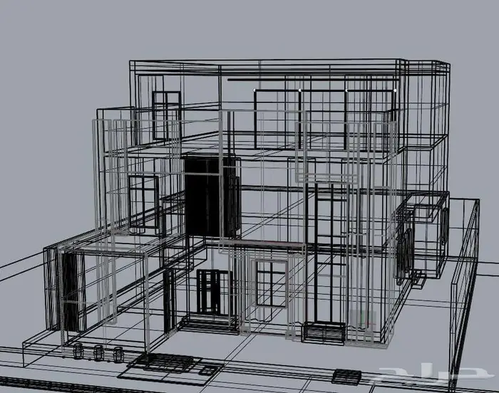 تصميم واجهات تصميم واجهة فيلا فيديو 1