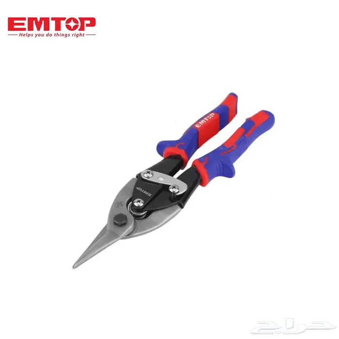 مقص صاج مستقيم EMTOP   10 إنش   قص احترافي للمعادن 0
