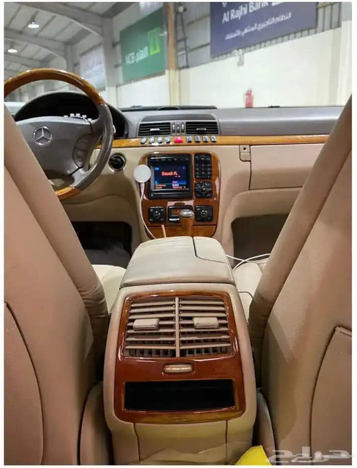 مرسيدس S300 موديل 2002 (مخزنة) العداد 61 ألف بحالة الوكالة . 28