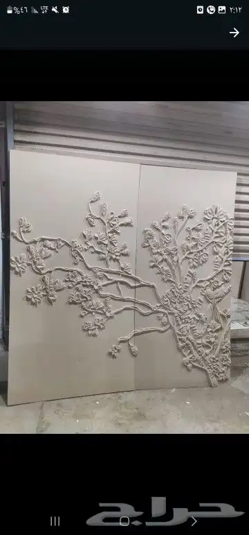 ديكور نحت على الخشب ثري دي جميع التصاميم والمقاسات 6