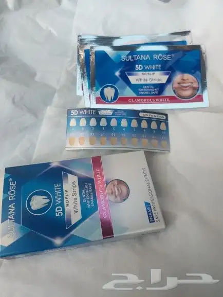 لصقات تبييض الاسنان 5D WHITE 0