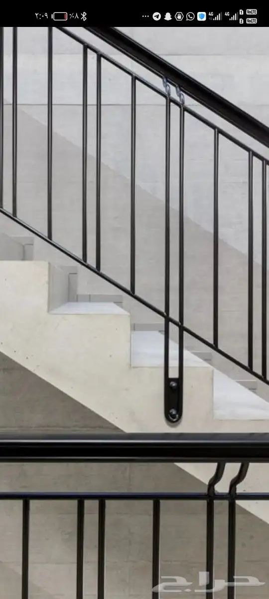 حدااده ابواب درابزين مودرن مظلات سواتر وجميع مايلزم من ديكور 0