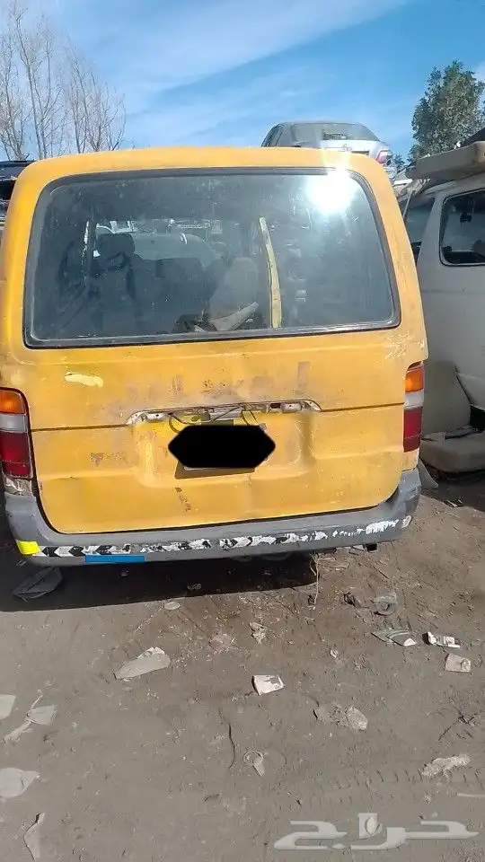 باص هايس تويوتا 2005 تشليح 1