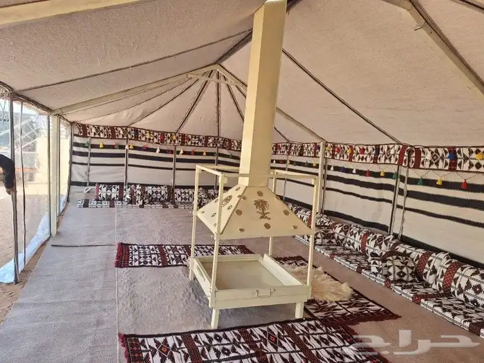 خيام بيوت شعر أبيض تجهيز مخيمات 3