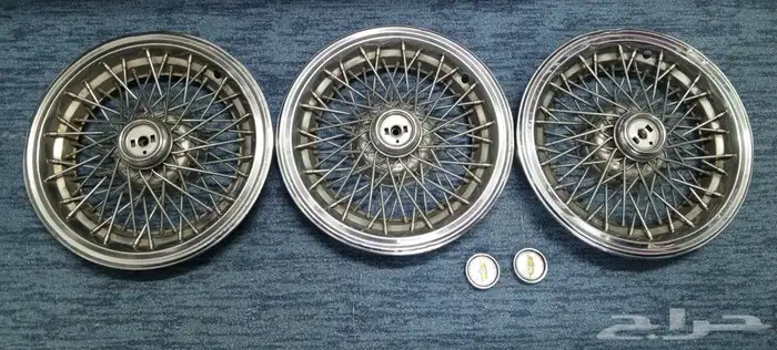 3 طاسات كابرس 1989 مستعملة اصلية GM 6