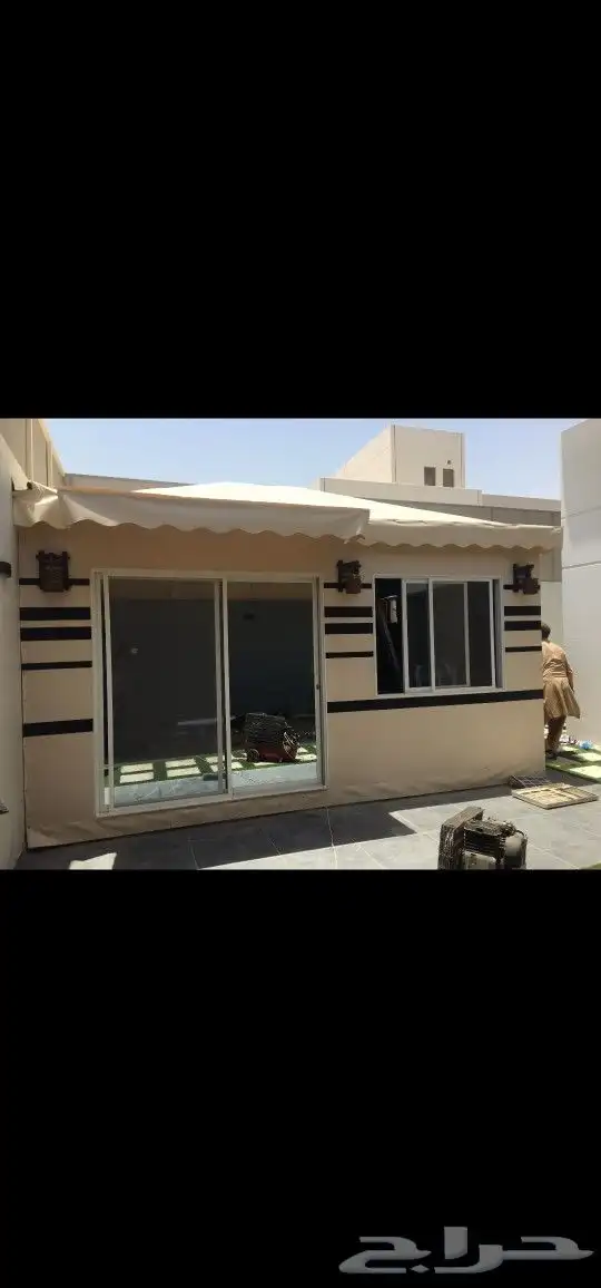 بناء مجلس وخيام ملكي 1