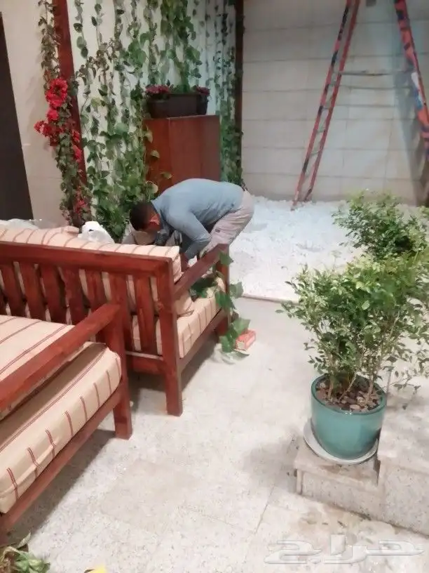 تنسيق حدائق وجلسات وزراعة لاحواض 0