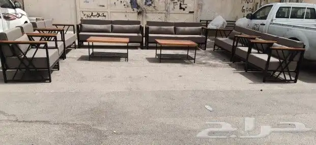 جلسات خارجيه خشب وحديد تفصيل وجاهز 2