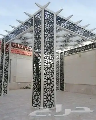 قص ليزر حديد واجهات 3