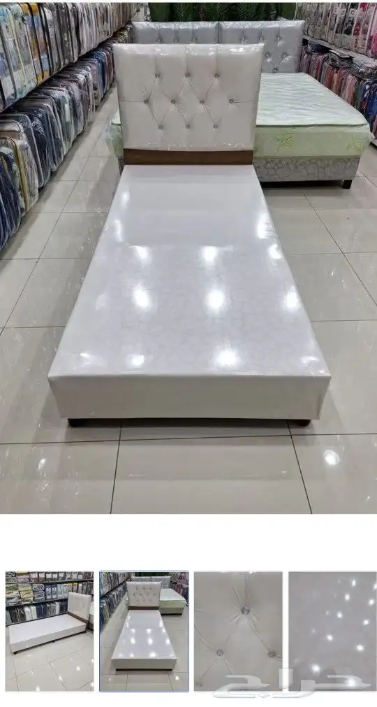 سرير دورين مراتب مخدات بطانيات دواليب سرير خشب 2