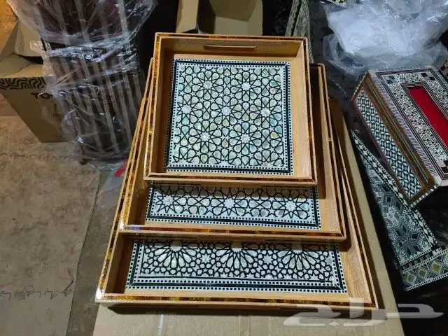 صدف واربيسك تحف وعلب هدايه اطقم طاولات شاي اطقم شاي وقهوه 6