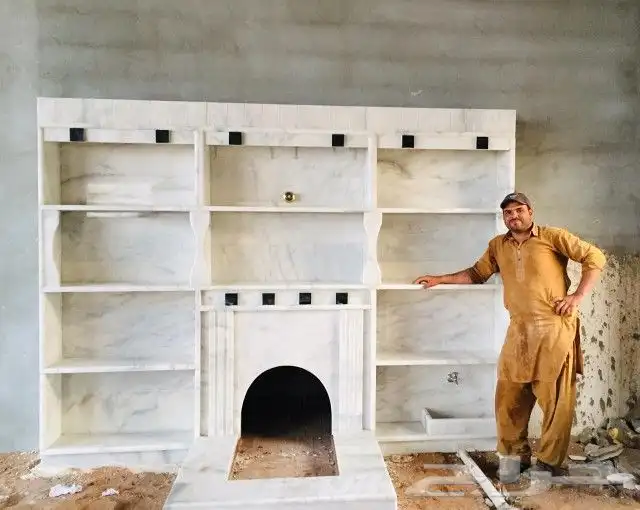 المعلم المشبات تلبيس للرخام ومشب نار طوب اليمامة احمر 1