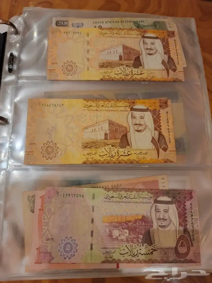 البوم عملات ورقيه ومعدينه قديمه 27