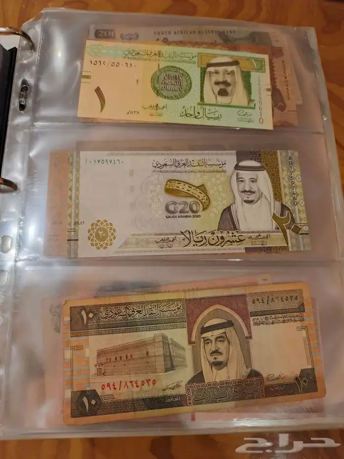 البوم عملات ورقيه ومعدينه قديمه 25