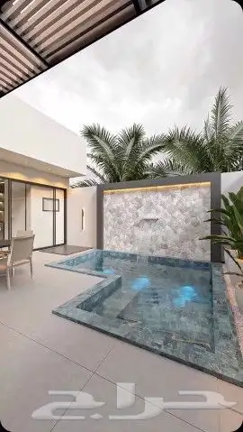 شلالات ونوافير ومسابح وتنسيق حدائق 6