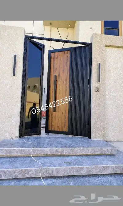 أعمالنا بالابواب الحديد الكلادينج 0