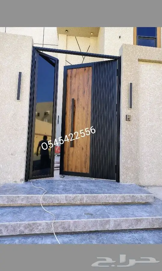 أعمالنا بالابواب الحديد الكلادينج 0