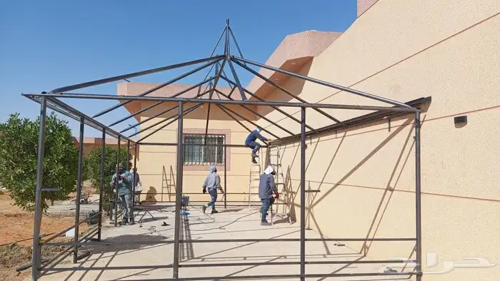 تركيب خيام وبيوت الشعر 2