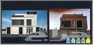 اتوكاد وجهات معماري 3دي 3d max autocad 4