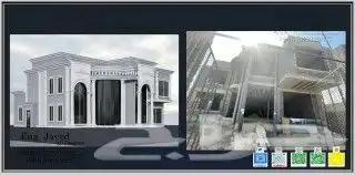 اتوكاد وجهات معماري 3دي 3d max autocad 3