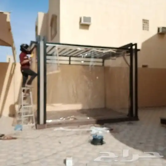 مظلات سواتر الاندلس مظلات سواتر برجولت هناجر شبوك زراعيه 6