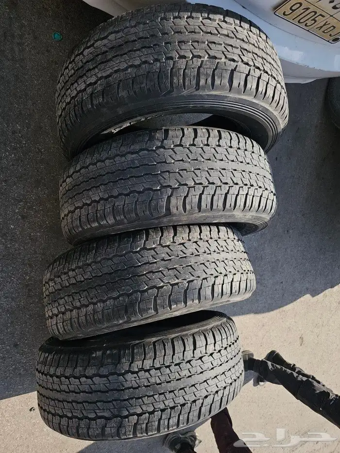 كفرات دنلوب 285 60 18 جي اكس ار 0