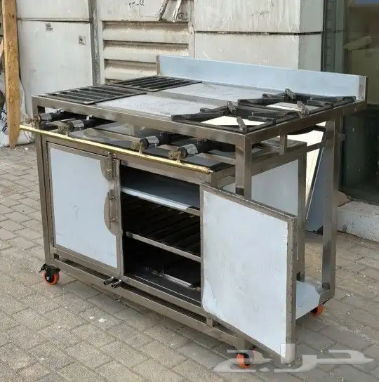 فرن بيتزا   مندي   تحمير طاولات طبلية مركب غاز فحم منقل تميس 21