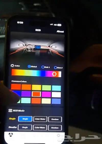 لد داخلي با 64 لون على لقزز GX350 2016   يركب مكان الوكاله 2