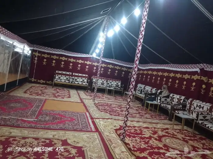 تاجير جميع انواع بيوت الشعر والاخيام جديد مع كنب مركاز 3