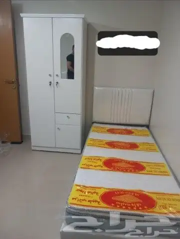 دوليب واسره حديد وبكسيات خشب ومراتب طبيه 9