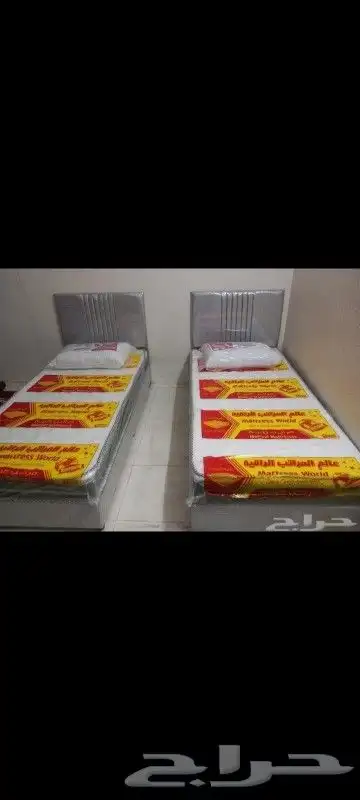 دوليب واسره حديد وبكسيات خشب ومراتب طبيه 6