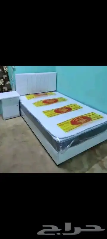 دوليب واسره حديد وبكسيات خشب ومراتب طبيه 5