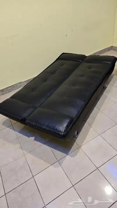 كنبتين نظيفه جدا تتحول لسرير نوم خاليه من الكسور والخدوش 1