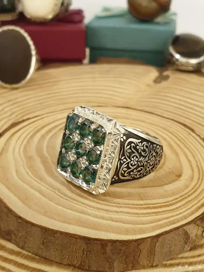 خاتم توباز روسي فاخر وانيق 8