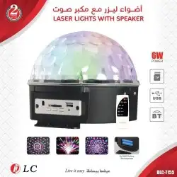 أضواء ليزر مع مكبر صوت 0