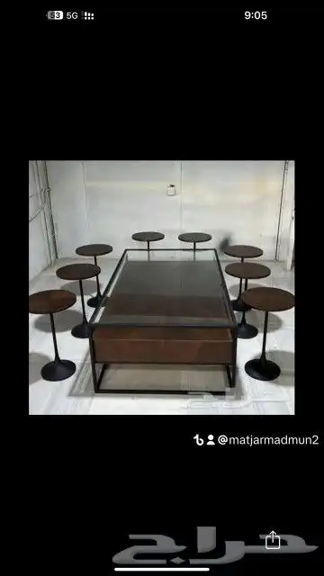 طاولات خشب طاولات حديد طاولات مخمل طاولات رخام طاوله مداخل 27