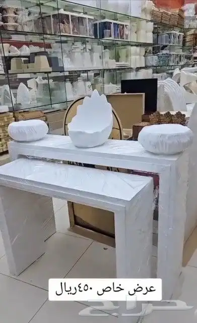 طاولات خشب طاولات حديد طاولات مخمل طاولات رخام طاوله مداخل 28