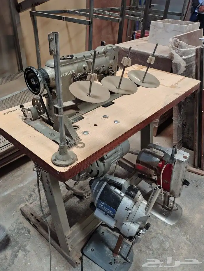 للبيع مكاين خشب و المنيوم و تنجيد 41