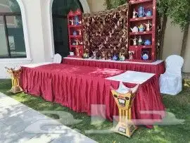 حفلات تاجير ركن تراثي حلسات تراثية طاولات وكراسي كوش افراح 0