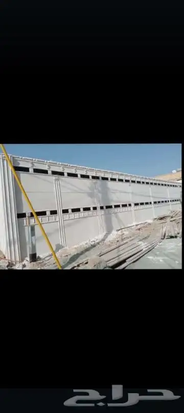 هذ من اشغلنا ديكورات خارجيه والياسه ملونه باللااسمنت الابيض 4