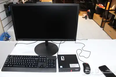 كمبيوتر. مكتبى معالج i7 مع شاشة 24الاصلية كاميرا وسمعات 0