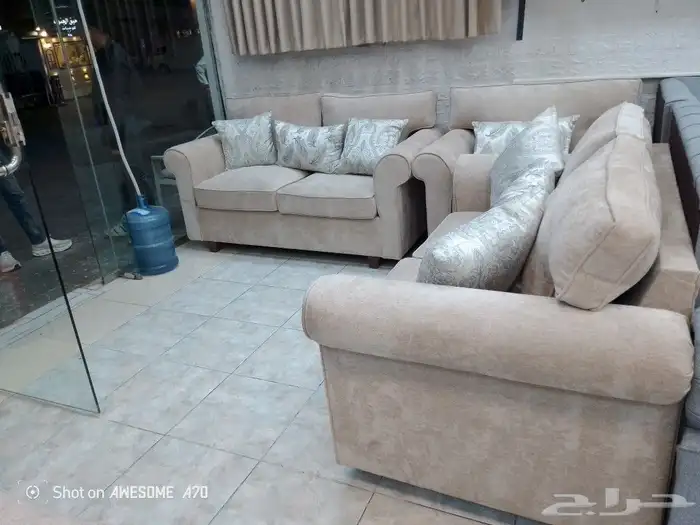 مفروشات الرياض  تفصيل جميع انواع الكنب والجلسات الارضي والست 12
