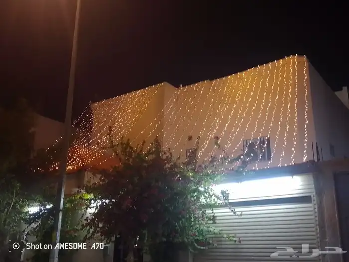 عقود زينة لمبات ليد شبكه كويني زينة زواجات 0